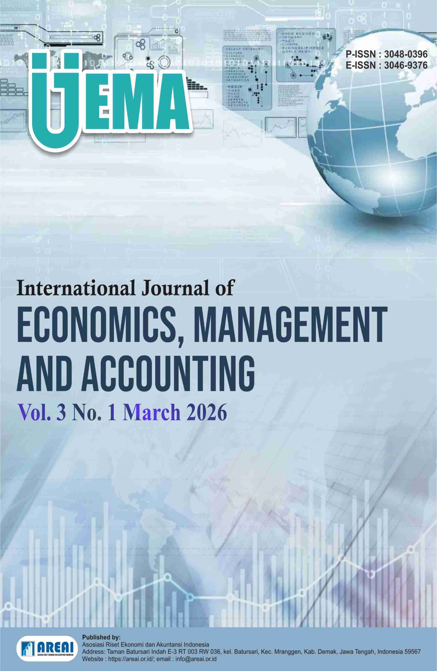 					View Vol. 3 No. 1 (2026):   International Journal of Economics, Management and Accounting
				